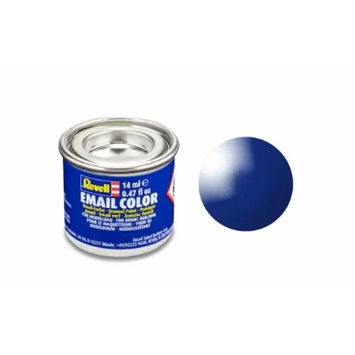 [RERV32151] Peinture Émail Revell Bleu Outremer Brillant RAL 5002. 14ml - REVELL 32151