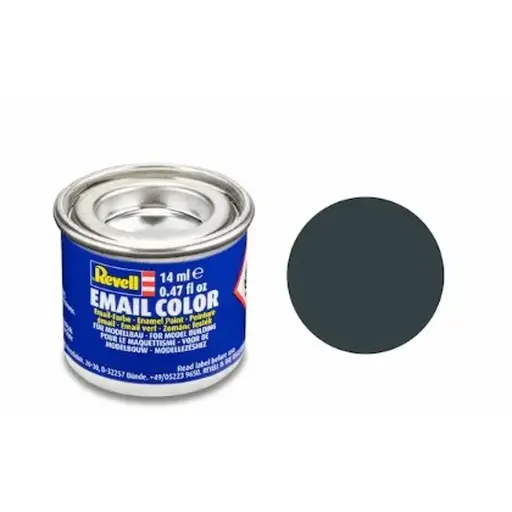 [RERV32169] Peinture Émaillée Gris Granit Mat RAL 7026, 14ml - Revell 32169