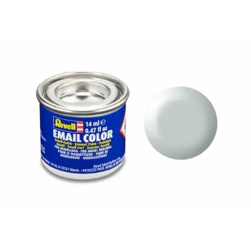 [RERV32371] Peinture Émail Revell Gris Clair Satiné RAL 7035. 14ml - REVELL 32371