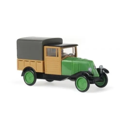 [RI83058] Bâche plateau Renault NN1 vert noir - RIETZE 83058 - HO 1/87