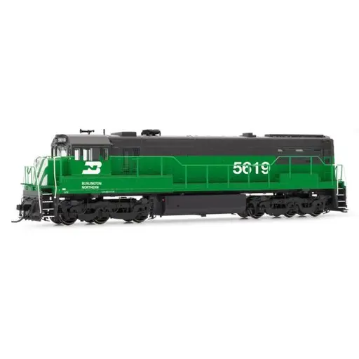 [HR2888] Locomotive diesel U25c 5619 - Rivarossi HR2888 - HO 1/87 - Burlington Northern - Ep IIIb - Analogique - 2R