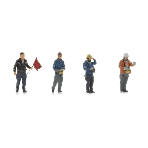 [AR5870086] Industrie des shunters (4x) - Artitec 5870086 - HO 1/87