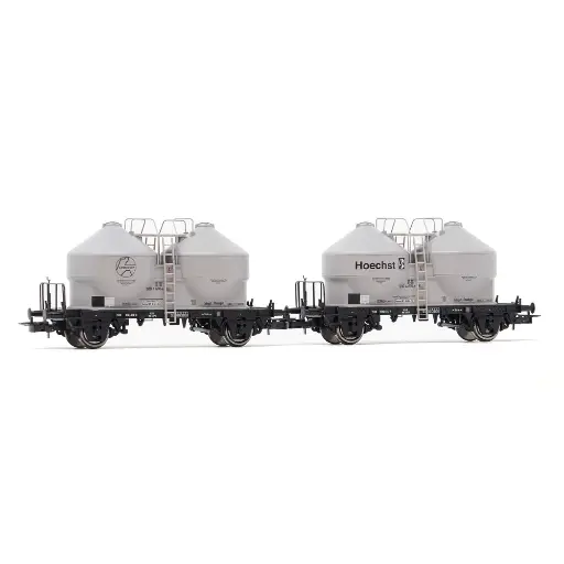 [HR6574] Coffret de 2 wagons silos HOCHST - Rivarossi HR6574 - HO 1/87 - DB - EP IV