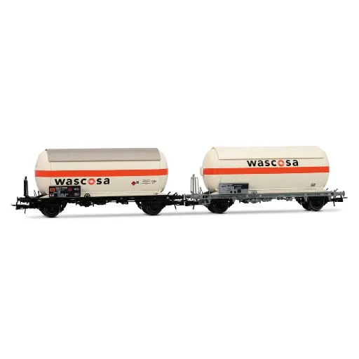 [HR6622] Coffret de 2 wagons citerne WASCOSA - Rivarossi HR6622 - HO 1/87 - SBB - EP V