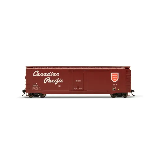 [HR6636B] Wagon couvert US Canadian Pacific "Newsprint Service Only" 80000- Rivarossi HR6636B - HO 1/87 - Privée - EP III