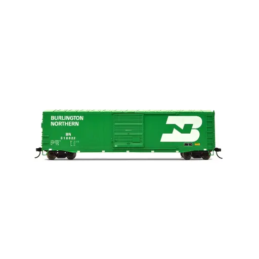 [HR6637C] Wagon couvert Burlington Northen US 318622 - Rivarossi HR6637C - HO 1/87 - Privée - EP III