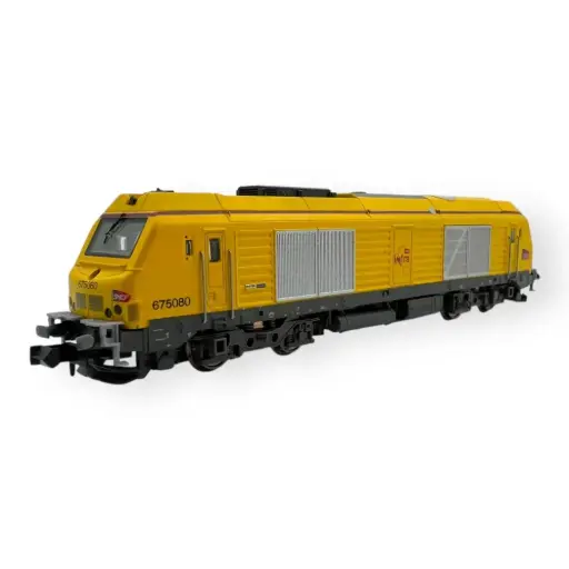 [RR675080] Locomotive diesel BB 675080 livrée INFRA logo carmillon