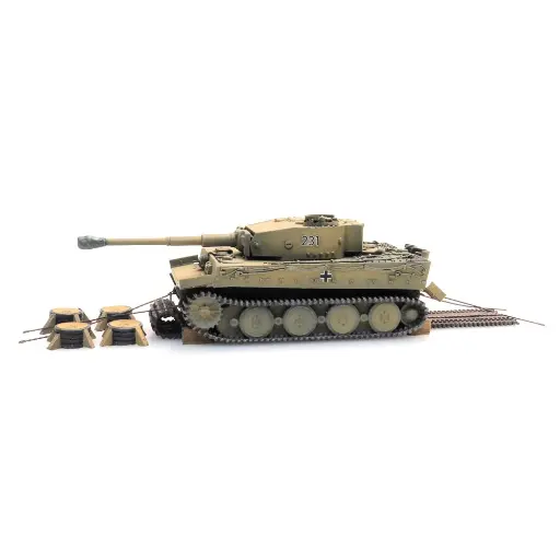 [AR6870402] Tigre I gelb Eisenbahntransport - Artitec 6870402 - HO 1/87
