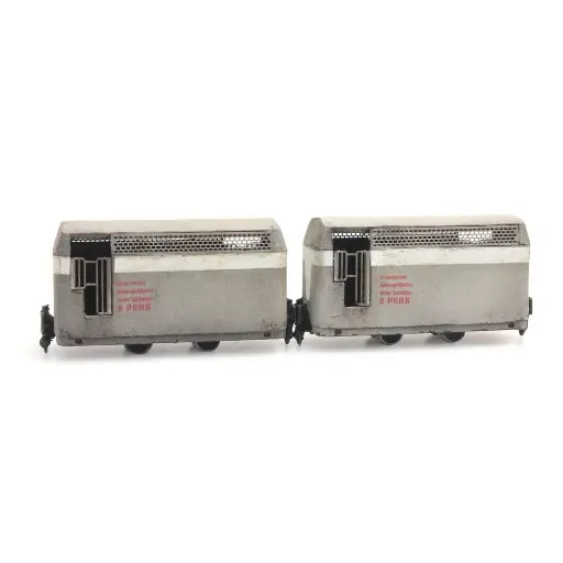[AR387.373] Wagons de voyageurs du chemin de fer minier - Artitec 387.373 - HO 1/87