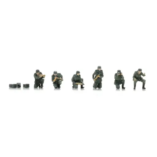 [AR5870110] Équipage PAK Wehrmacht en action - ARTITEC 5870110 - HO 1/87