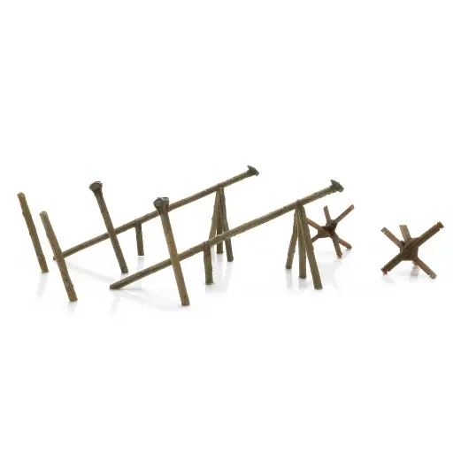[AR6870743] Obstacles de la plage du débarquement - Artitec 6870743 - HO 1/87