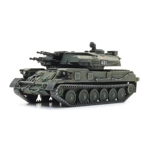 [AR6870726] ZSU 23-4 Shilka sur wagon de transport - ARTITEC 6870726 - HO 1/87