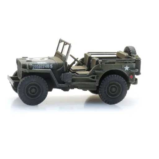 [AR1870209] Jeep Willys américaine - ARTITEC 1870209 - HO 1/87