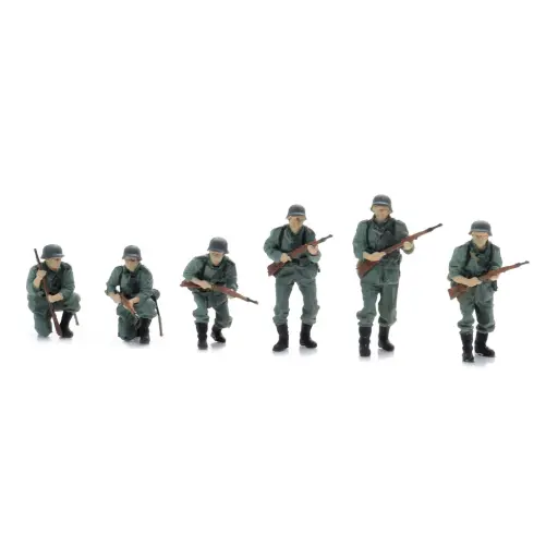 [AR5720001] Infanterie de la Wehrmacht en patrouille - 6 personnages - ARTITEC 5720001 - 1/72
