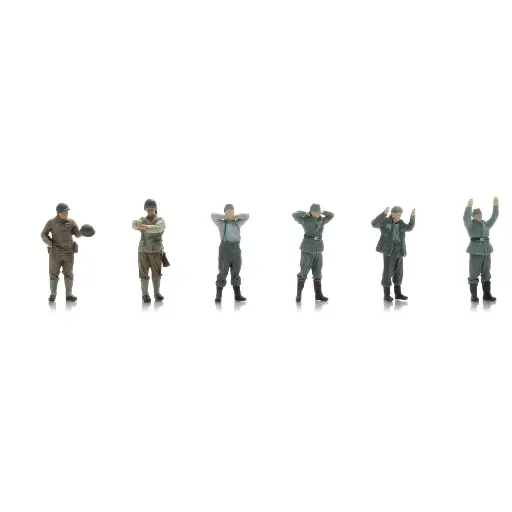 [AR7720012] Prisonniers de guerre de la Wehrmacht + gardes de l'armée américaine - ARTITEC 7720012 - 1/72