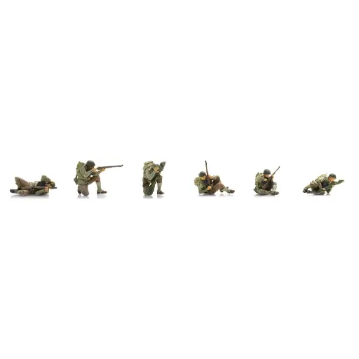 [AR5720016] Infanterie US sur la plage du jour J - ARtitec 5720016 -1/72