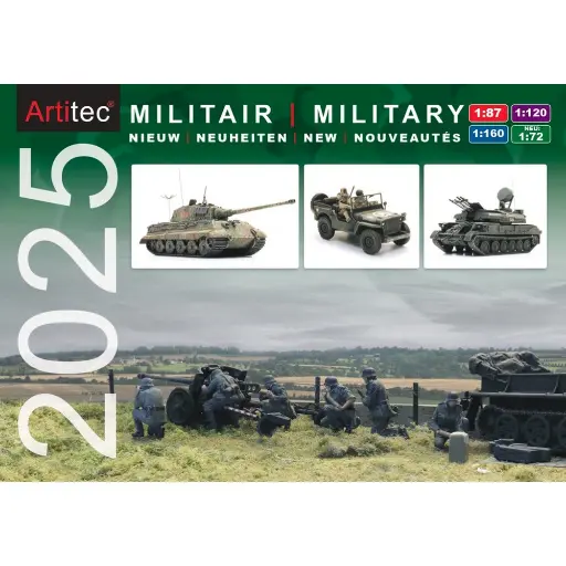 [CAT.ARMILITAIRE2025] Dépliants nouveautés militaires 2025 - HO N TT & 1/72 - 12 pages