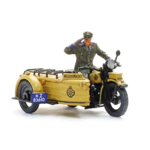 [AR387.485] Assistance routière ANWB moto side-car - Artitec 387.485 - HO 1/87