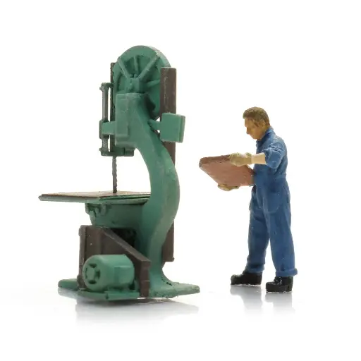 [AR387.662] Artisan et scie à ruban - Artitec 387.662 - HO 1/87