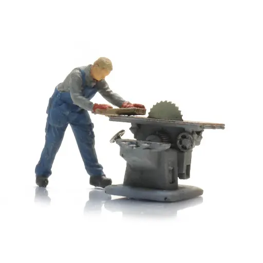 [AR387.663] Bricoleur et scie sur table - Artitec 387.663 - HO 1/87