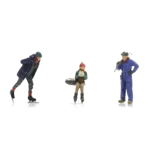 [AR5870125] Scène de patinage sur la glace - Artitec 5870125 - HO 1/87