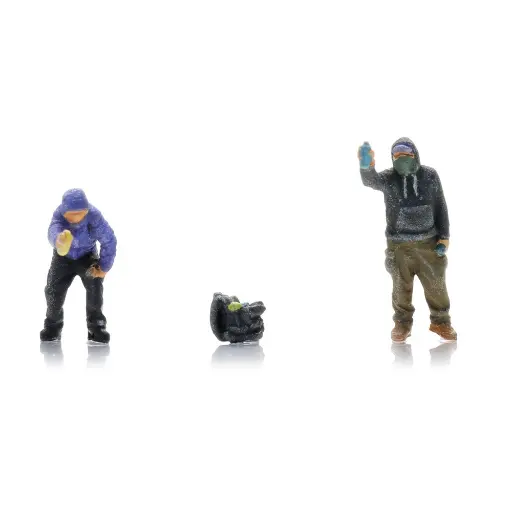 [AR5160028] Vandales graffeurs - 2 personnages - ARTITEC 5160028 - N 1/160
