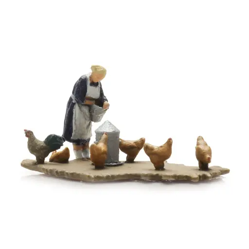 [AR5160034] Fermier avec poulets - ARTITEC 5160034 - N 1/160