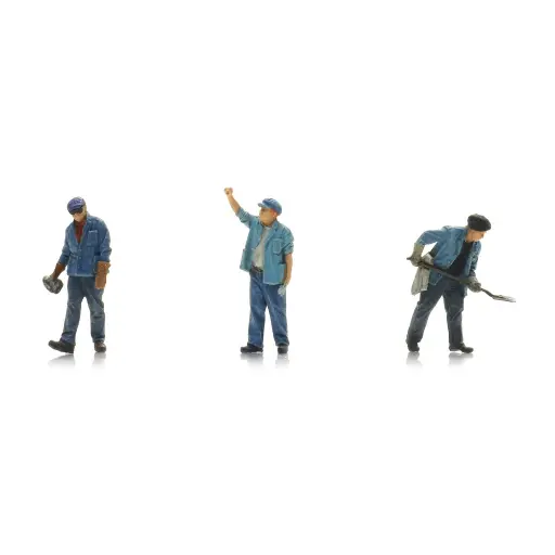 [AR5160051] Personnel du dépôt - 3 travailleurs - Artitec 5160051 - N 1/160
