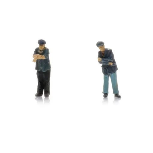 [AR5220019] Personnel de DB Steam Fuhrmann - 2 personnages - ARTITEC 5220019 - Z 1/220