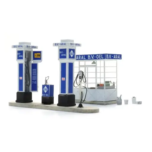 [AR387.632] Station Service ARAL - Artitec 387.632 - HO 1/87