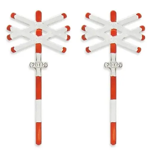 [AR387.54] Lot de 2 Croix d'André double - Artitec 387.54 - HO 1/87