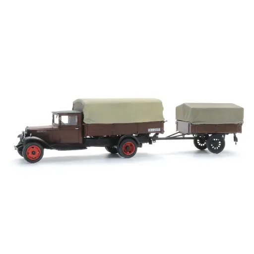 [AR387.628] Opel Blitz 6 camion plateau et remorque - Artitec 387.628 - HO