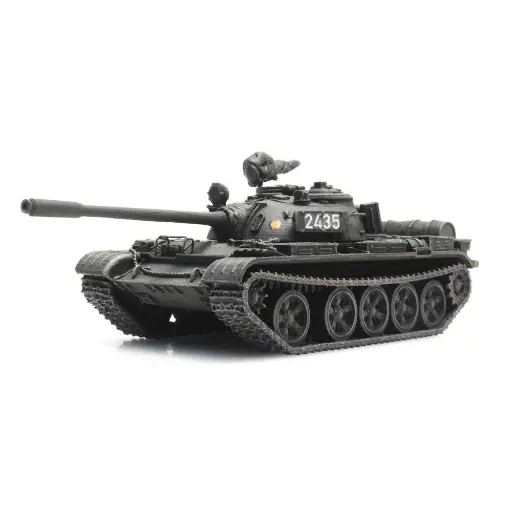 [AR6870234] Char transport ferroviaire T-55A NVA, prêt à l'emploi - Artitec 6870234 - HO 1/87