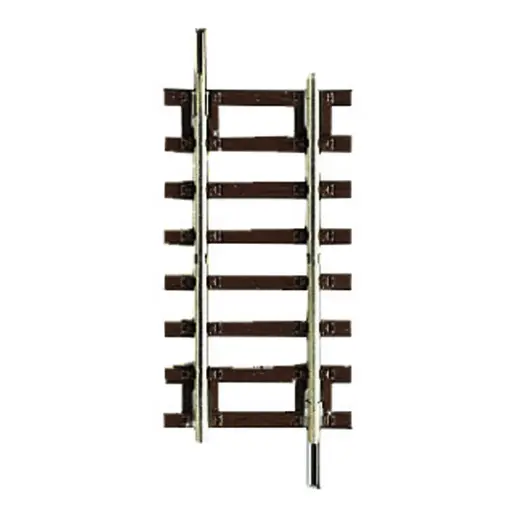[RO42413] Rail Droit G 1/4 Traverses Bois - 57.5mm - ROCO 42413  - HO 1/87 - Code 83