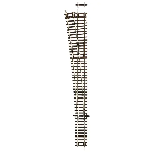 [RO42488-42490] Aiguillage long Gauche Wl10 R 1946 mm 10° - ROCO 42488/42490 - HO 1/87 - Code 83