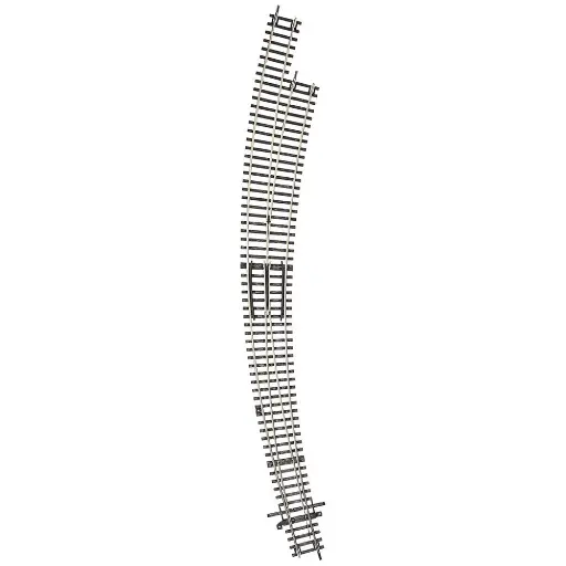 [RO42477-42479] Aiguillage Courbe Long Droite BWr9/10 R9 826.4 mm 30° ROCO 42477/42479 - HO 1/87 - Code 83
