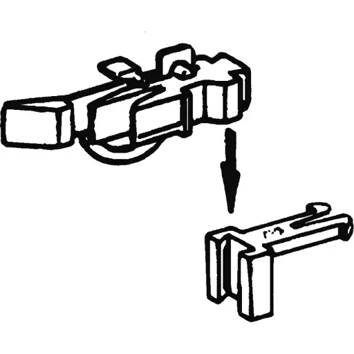 [RO40287] Lot de 2 Têtes d‘Attelage Court avec Prédételage - Hauteur Réglable - Roco 40287 - HO : 1/87