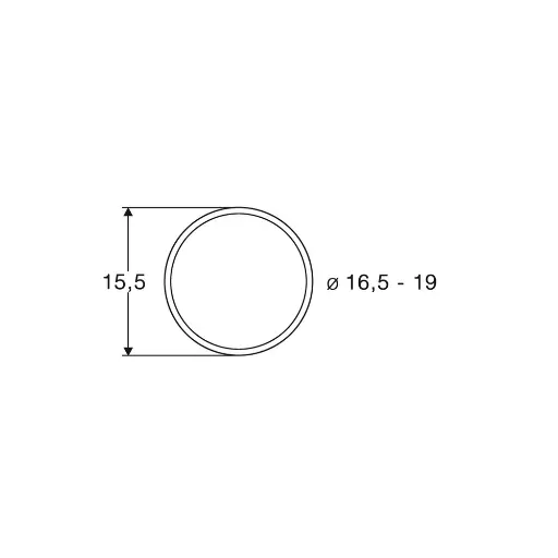 [RO40072] Sachet de 10 bandages d'adhérence - 16,5 à 19 mm de diamètre - Roco 40072 - HO