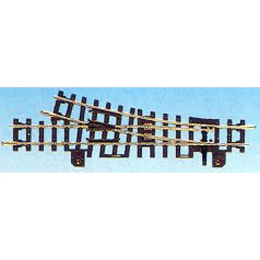 [RO32411] Aiguillage à droite 15° coeur de croisement en métal