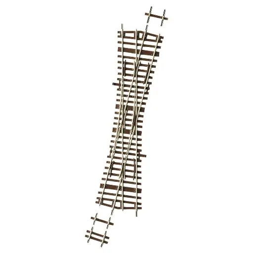 [RO42448-42449] Traversée Jonction Simple EKW15 R 531 mm 15° - ROCO 42448/42449  HO 1/87 - Code 83