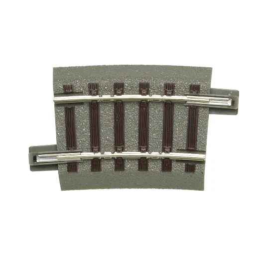 [RO61129] Rail courbe GEOLINE - R2 358mm - 7.5° - ROCO 61129 - HO 1/87 Code 83