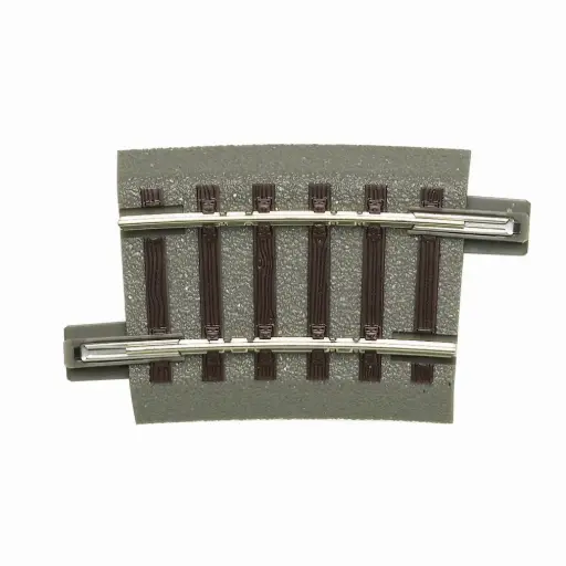 [RO61129] Rail courbe Geoline R2 358 mm 7,5° code 83 - Roco 61129 - HO 1/87 - 2R