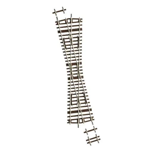 [RO42495-42497] Croisement K15 - 15° 230mm ROCO 42495/42497- HO 1/87 - Code 83