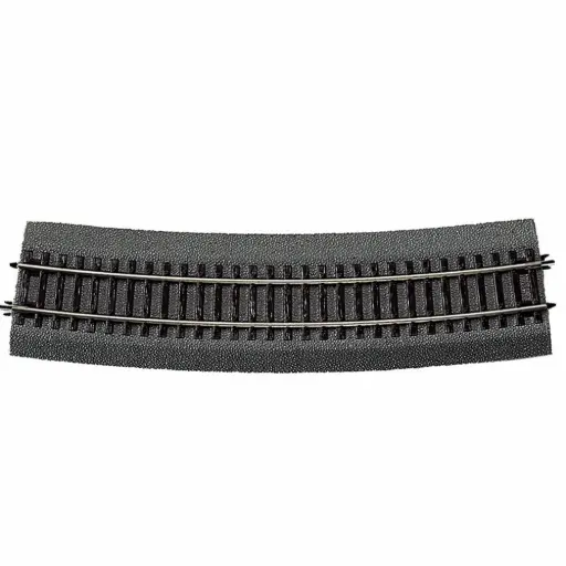 [RO42527] Rail courbe Rocoline ballast souple R9 826,4 mm 15° code 83 - Roco 42527 - HO 1/87 - 2R