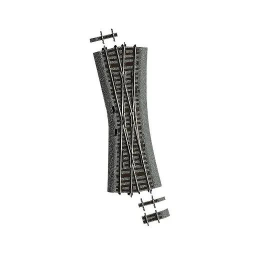 [RO42547] Traversée Jonction Simple EKW15 R 531 mm 15° - ROCO 42547 (ex 42546) HO 1/87 - Code 83 [ROCO LINE]