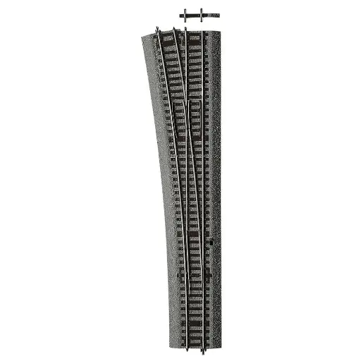 [RO42580-42582] Aiguillage long Gauche Wl10 R 1946 mm 10° - ROCO 42580/42582 - HO Code 83 [ROCO LINE]