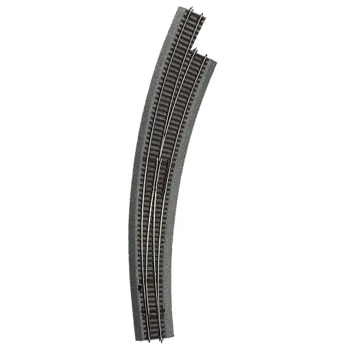 [RO42569] Aiguillage Courbe Long Droite BWr9/10 R9 826.4 mm 30° ROCO 42569 - HO Code 83 [ROCO LINE]