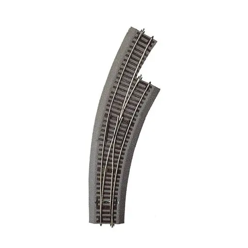 [RO42573] Aiguillage Courbe Droite BWr3/4 R3 419,6mm 30° ROCO 42573 - HO 1/87 - Code 83 [ROCO LINE]
