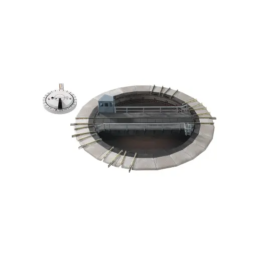 [RO6154] Pont tournant fonctionnel DC - ROCO 6154 - HO 1/87