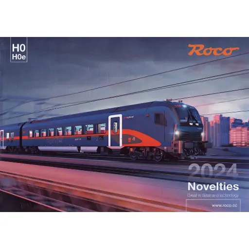 [RO80824] Catalogue des nouveautés 2024 - Roco 80824 - HO / HOe - Anglais - 218 pages